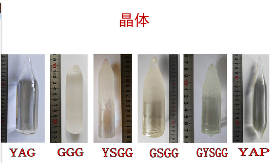 2 polegadas GSGG Gd3 (Sc2Ga3) O12 Crystal Substrate Material SGGG CaMgZr GGG TGG