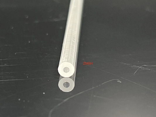Silicone fundido resistência alta lustrada ótica da dureza de Sapphire Tube de quartzo/Rod K9