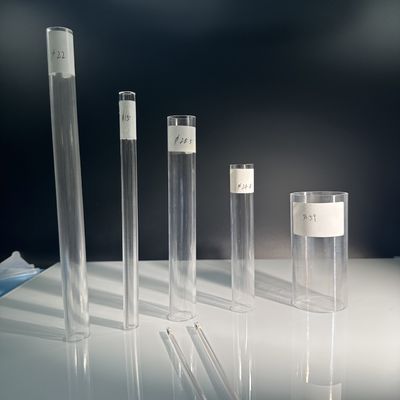 EFG Sapphire Tube Rod para aplicações industriais Espessura 2 mm