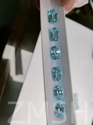 Azul do céu Artificial safira linha cristal gem azul claro Para joias de decoração
