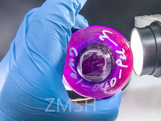 Artificial Violeta Roxo Safira Al2O3 Gem Para Decoração Brinco Necklace
