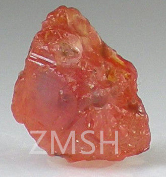 Pêssego Laranja Paparacha Fabricado em laboratório Sapphire Roa Pedra de gema Para decoração Colarinho Anel Brinco