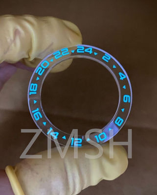 Caixa de relógio de safira impermeável a arranhões Rosa Azul 0,5 - 200 mm espessura