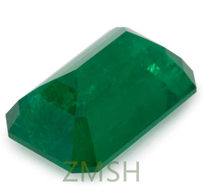 Esmeralda verde safira pedra preciosa feita em laboratório para jóias requintadas