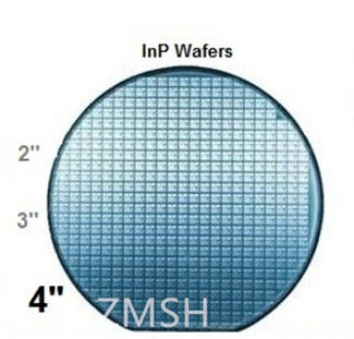 3 polegadas InP Índio Fosfeto Substrato Semicondutor Tipo N Método de crescimento VGF 111 100 orientação