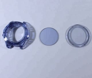 Resistência de abrasão alta azul da dureza 9H da caixa de relógio do cristal de safira da espessura 3.75mm