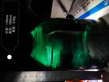 Tamanho personalizado verde do único cristal de caixa de relógio Al2O3 do cristal de safira