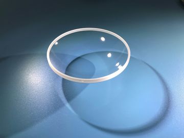 os componentes da safira de 50mm personalizaram Plano lustrado tamanho - abóbada ótica do hemisfério da lente convexa