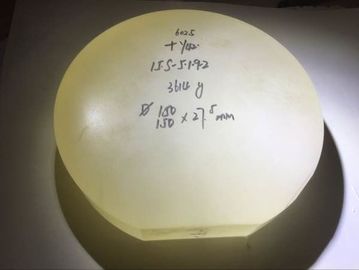 O cristal do Tantalate LiTaO3 do LT lítio de Y-42°, Fe+ lubrificou a bolacha da carcaça 300um para viu ótico