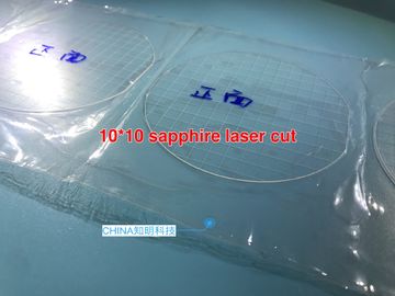 da câmera científica do corte do laser de vidro da safira do equipamento de laboratório de 10x10/7x7mm lente protetora