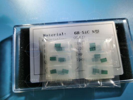 Bolacha do único cristal 5*5mm 6 H-N Polished Silicon Carbide