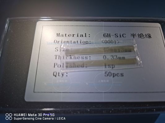 9,4 dureza sic Chips Silicon Carbon Wafers ótico