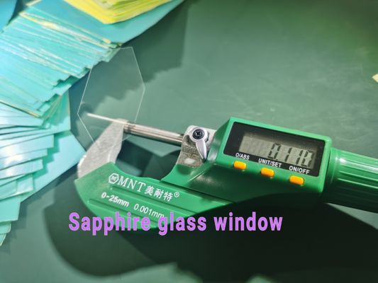 Resistência de Sapphire Optical Window Wafer Chemical da espessura do polígono 100um
