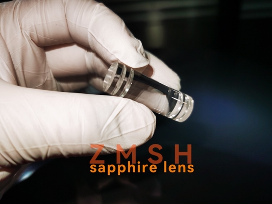 Sulco Monocrystalline de Al2O3 Sapphire Crylinder Rod Lens With