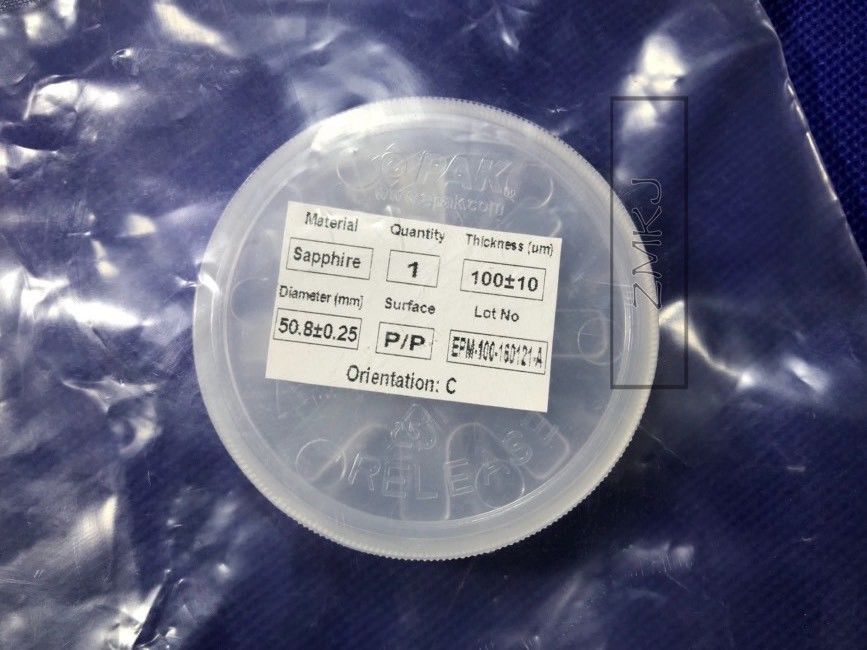 Ultra Thin Sapphire Substrate 100um 0.1mm Thickness 2 3 4 inch Double Side Polished Wafers