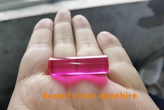 Fe colorido de Ruby Doped Sapphire Crystal Materials/si/Cr