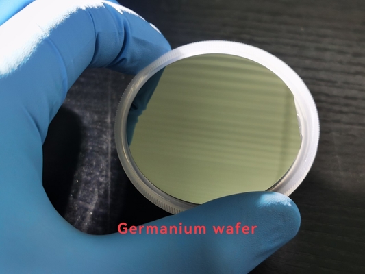 Bolachas do Ge da carcaça do semicondutor do germânio de SSP para a faixa infravermelha 100/110 2 polegadas
