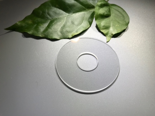 Sapphire Optical Windows Quartz Material transparente circular personalizou o diâmetro
