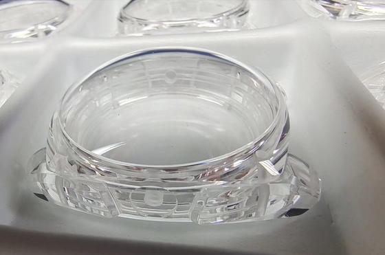 Caixa de relógio de cristal de safira de vidro óptico personalizado Peças da moldura Eixo C