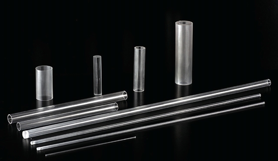 Tubo/Rod High Temperature lustrados óticos de Sapphire Glass Tube Cylinder Lens
