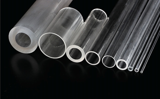 Tubo/Rod High Temperature lustrados óticos de Sapphire Glass Tube Cylinder Lens