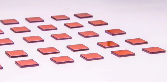Orientação do substrato de cristal ZnTe 110 10x10x0.5mm 10x10x1mm Para geração de detecção THz