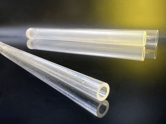 Tubos de safira de alta pureza com resistência ao calor extremo 99 995% comprimento 1-1500 mm Tecnologia EFG