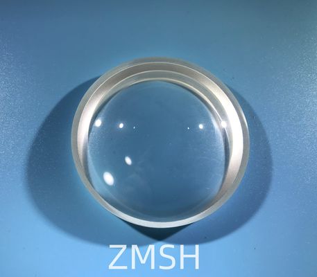 Cúpulas de safira de cristal único Al2O3 Resistência ao impacto UV Hemisfério de safira