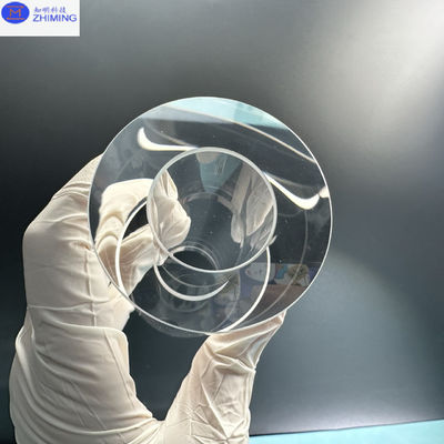 Método KY de tubo de safira transparente polido Dimensão personalizada Alta dureza Alta resistência ao desgaste