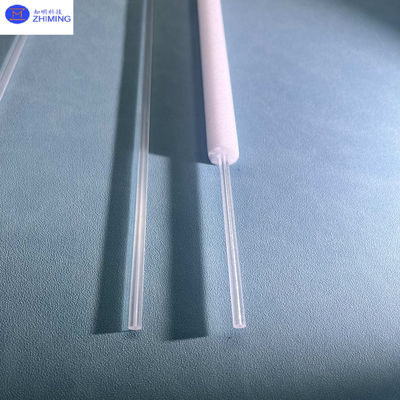 Tubos de safira personalizáveis Tubos de safira transparentes Dureza de tubo de safira Mohs 9.0 resistência ao desgaste elevada
