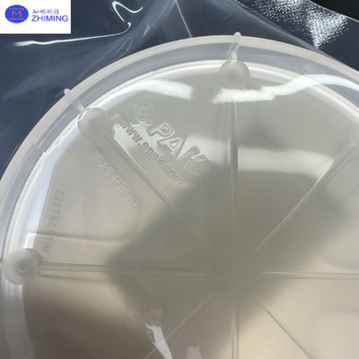 Wafer de carburo de silício Tamanho personalizado Semi-isolante Wafer de SiC Quase incolor Transparente Resistência a alta pressão