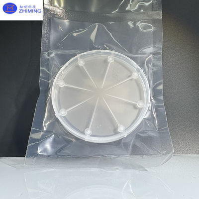 Wafer de carburo de silício Tamanho personalizado Semi-isolante Wafer de SiC Quase incolor Transparente Resistência a alta pressão
