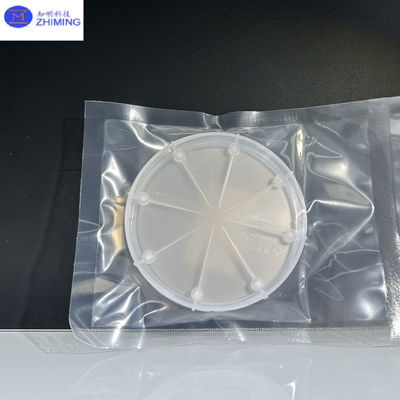 Wafer de carburo de silício Tamanho personalizado Semi-isolante Wafer de SiC Quase incolor Transparente Resistência a alta pressão