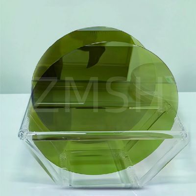 Wafer SiC 4H N Tipo 8 polegadas Grau de produção Grau Dummy personalizado Wafer de carburo de silício polido de dois lados