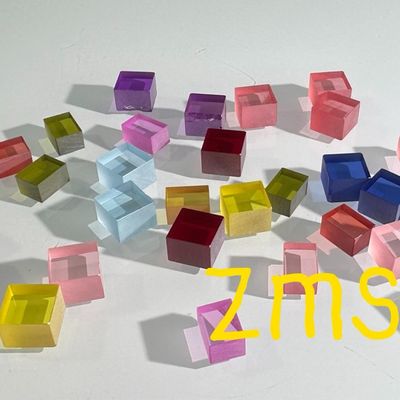 Cultivo artificial cor dopada safira AL2O3 Método CZ personalizado Rubí azul Padparadscha