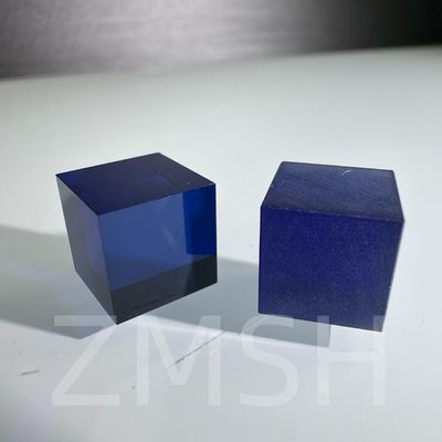 Cultivo artificial cor dopada safira AL2O3 Método CZ personalizado Rubí azul Padparadscha