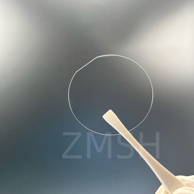 Wafer de safira 2 polegadas C-plano ((0001) DSP SSP 99,999% Monocristalino Al2O3 LEDS Semicondutor
