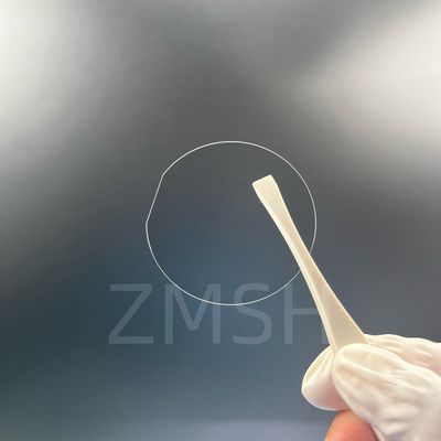 Wafer de safira 2 polegadas C-plano ((0001) DSP SSP 99,999% Monocristalino Al2O3 LEDS Semicondutor