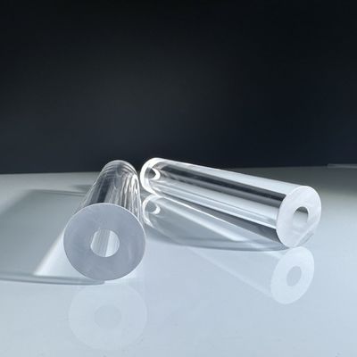 Cristal Al2O3 lustrado personalizado da safira tubos sintéticos industriais