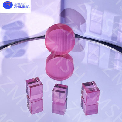 Sapphire Raw Gemstone Lab Made Padparadscha Sapphire Rose Sapphire Alta dureza Para fins de joalharia