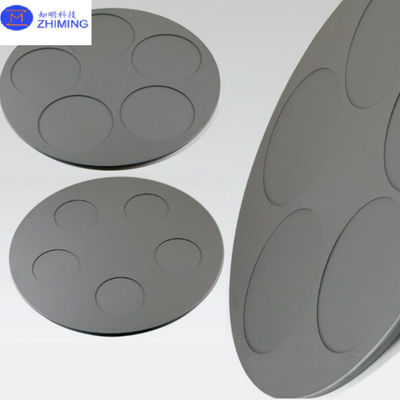 Placa de bandeja de cerâmica SiC para processamento de wafer de 2 polegadas 4 polegadas 6 polegadas e tamanho personalizado