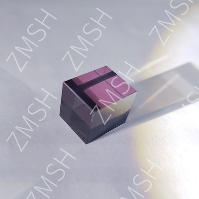 Cultivo artificial cor dopada safira AL2O3 método personalizado CZ roxo
