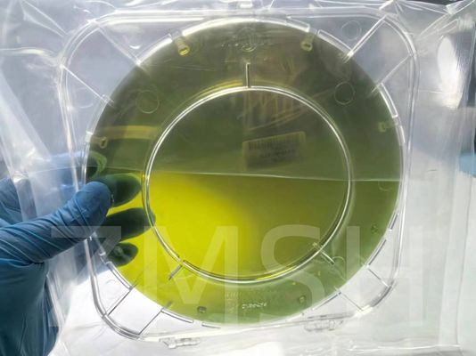 4H SiC espessura da bolacha de sementes 600±50μm <1120> Personalização Crescimento de carburo de silício