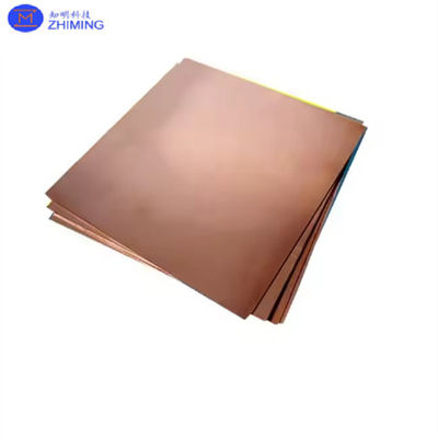 Substrato de cobre de cristal único Cu 5x5x0.5/lmm 10x10x0.5/1mm 20x20x0.5/1mm a=3.607A