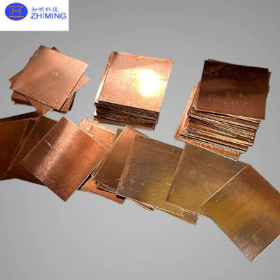 Substrato de cobre Wafer / Substrato de cobre cúbico 100 110 111 Orientaiton SSP DSP Pureza 99,99%