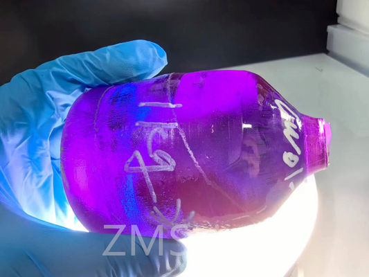 Sapphire fabricado em laboratório pedra preciosa sintético matérias-primas escala Mohs 9 para jóias fabricadas em alta transparência