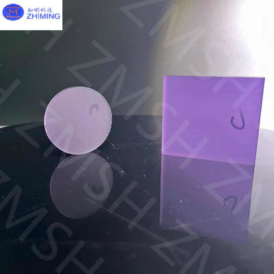 Sapphire fabricado em laboratório pedra preciosa sintético matérias-primas escala Mohs 9 para jóias fabricadas em alta transparência