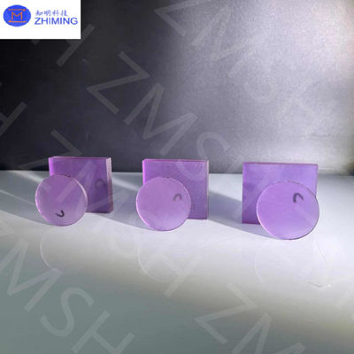 Sapphire fabricado em laboratório pedra preciosa sintético matérias-primas escala Mohs 9 para jóias fabricadas em alta transparência