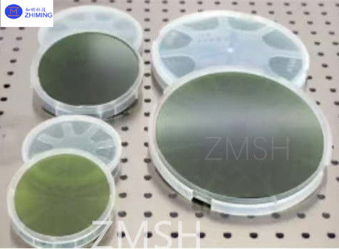 8 polegadas 4H-N SiC Wafer espessura 500±25μm ou personalizado N-Doped Dummy Produção grau de pesquisa