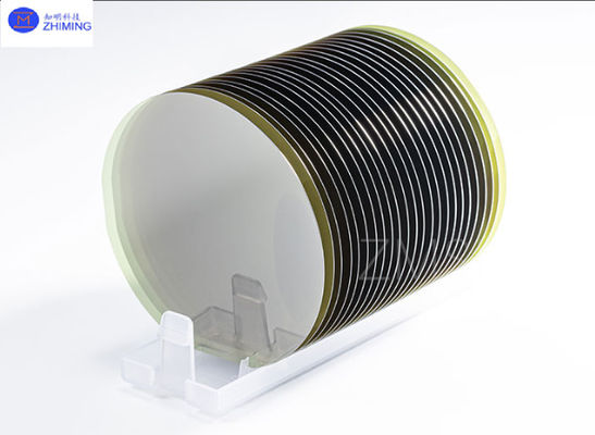 8 polegadas 4H-N SiC Wafer espessura 500±25μm ou personalizado N-Doped Dummy Produção grau de pesquisa